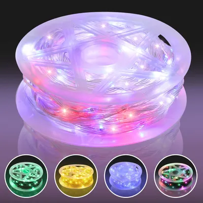 Immagine prodotto di Jayseuw 20M 200 LED luci fata bianco caldo 10 modalità di luce luci fata festa giardino decorazione luci di Natale cavo trasparente