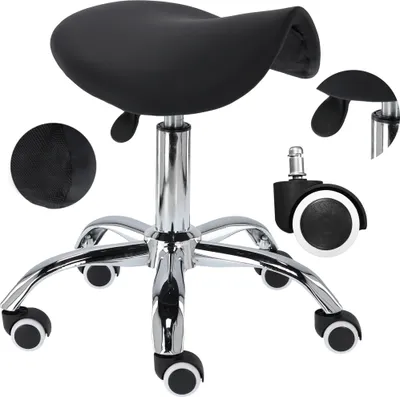 Produktbild von Kosmetik Friseurhocker Friseurstuhl Hocker Sattel SPA Mobil Calissimo