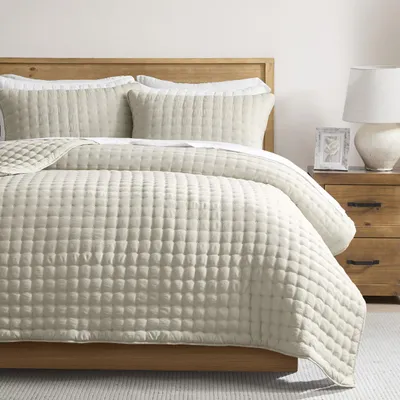 Produktbild von Sommerbettdecke gewattete, 300 x 270 cm, für Bett 180/200, atmungsaktiv