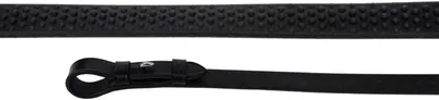 Productafbeelding van Flexibele Rubber Teugels - Paardrij Teugels - Paardrijden Oefenen - Nylon Gevoerd - One Size - Zwart