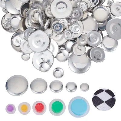 100er Set Knopf-Bezugssets mit Werkzeug, 5 Größen, DIY