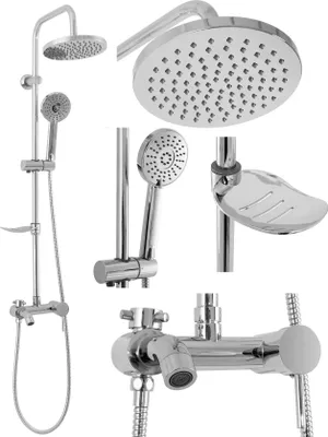 Produktbild von Rea Duschgarnitur Luis Chrome
