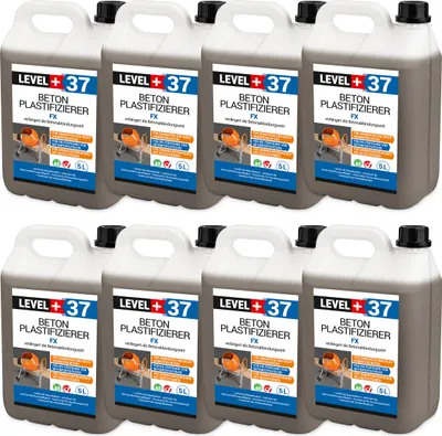 Produktbild von Beton Zusatzmittel 40L Betonverflüssiger Plastifizierer Estrich Level+ FX RM37