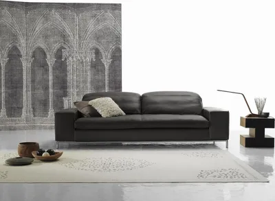 Produktbild von Modern Sofa 2 Sitz Luxus Leder Sofas Zweisitzer Wohnzimmer Design Prianera Couch