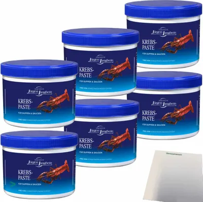 Produktbild von Jürgen Langbein Krebs-Paste 6er Pack (6x500g Becher) + usy Block