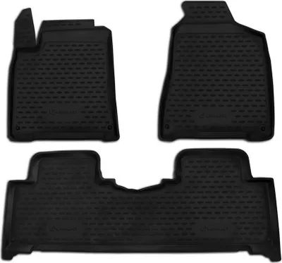 Image de ELEMENT Tapis de sol 3D en caoutchouc compatibles avec SsangYong Korando, 2011-2019 | 3 pièces
