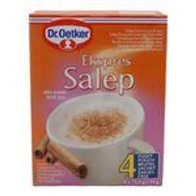 Dr. Oetker Ekspres Salep, 4 x 13,5 g – Aromatisierte Getränkepulver-Mischung mit Zimt