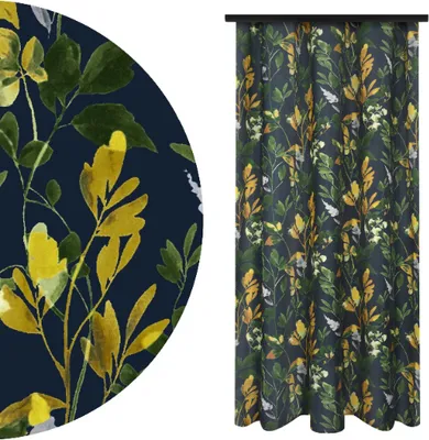 Produktbild von Blickdichte Gardine Kräuselband, Maße: 140x260 cm, Farbe: Ficusia 02