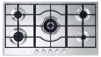 Immagine prodotto di De’Longhi SLF 590 LX Acciaio inox Da incasso 90 cm Gas 5 Fornelli Venduto come Grado B 8004399039650