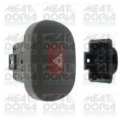 Produktbild von MEAT & DORIA Warnblinkschalter 23639 für RENAULT CLIO II (BB0/1/2, CB0/1/2) CLIO II Kasten (SB0/1/2)
