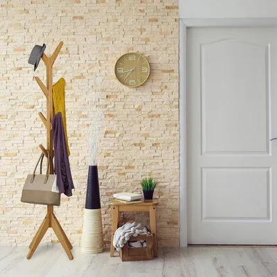 Productafbeelding van Famanu Garderobe met 8 haken - Boombord van bamboe