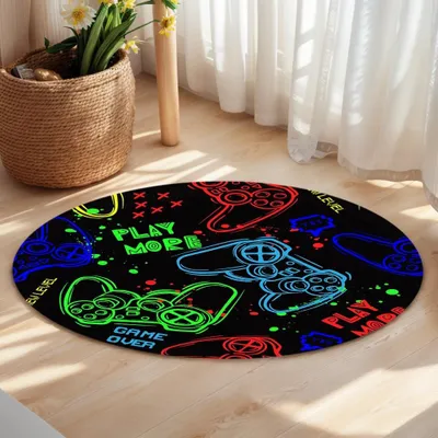 Productafbeelding van Runder gaming-tapijt van 120 cm voor een gezellige sfeer