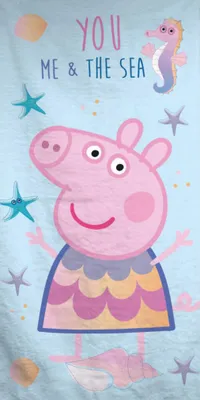 Immagine prodotto di Peppa pig Badetuch Sea 70 x 140 cm Baumwolle