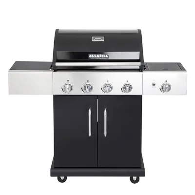 Produktbild von ALLGRILL IMPULS schwarz - 4 Brenner + Steakzone