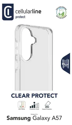 Immagine prodotto di Cellularline Clear Protect - Galaxy A57 Custodia rigida con bordi in gomma