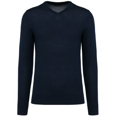 Zdjęcie produktu dla Męski sweter Kariban premium merino z dekoltem w szpic