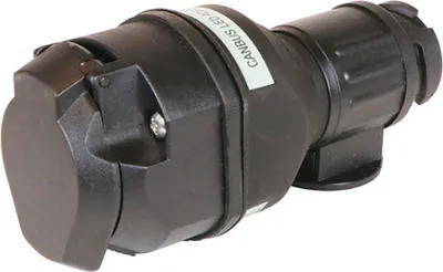 Obrázok produktu pre Adaptér LED osvetlenia 12V 13-7 pólový ABS čierny