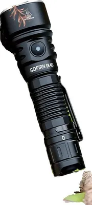 Imagen del producto de Linterna táctica, 3200 lúmenes, resistente al agua IP68, 6000K