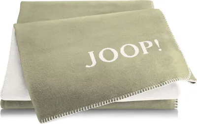 Produktbild von JOOP! Wohndecke Uni Doubleface I Größe 150x200 cm I Farbe Salbei-Ecru