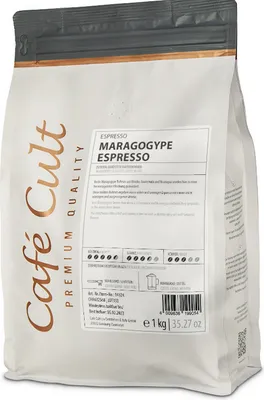 Produktbild von Maragogype Espresso in 1 kg Tüte, ganze Bohne