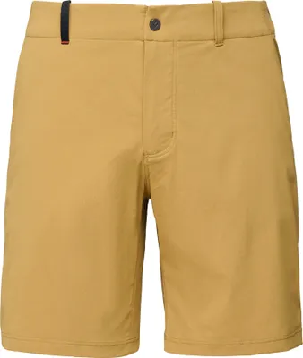 M Pursuit Shorts von Black Diamond in gelber Farbe; geeignet für Klettern und Bouldern.