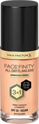 Immagine prodotto di Max Factor Facefinity 3in1 Primer, correttore e fondotinta 75-Golden 30ml