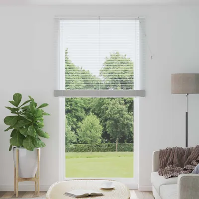 Produktbild von Möbel Venetianer Jalousie - elegante Design - für Bad und Küche - Verstellbar Weiß 213x110cm PVC - Rollos Germany9924808