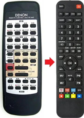 Produktbild von Fernbedienung geeignet für DENON RC-843