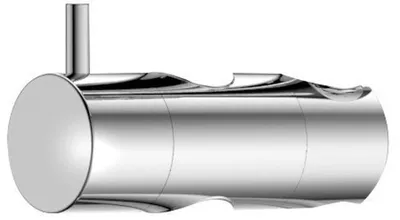 Produktbild von Sapho Ersatzschieber für Brausestange 23mm, ABS / Chrom
