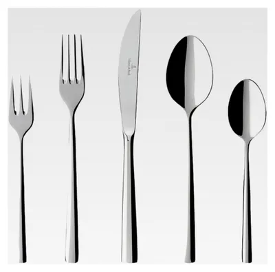 Produktbild von Besteckset Piemont 30-teilig für 6 Personen, spülmaschinenfest, rostfrei, hochwertiges Edelstahlbesteck