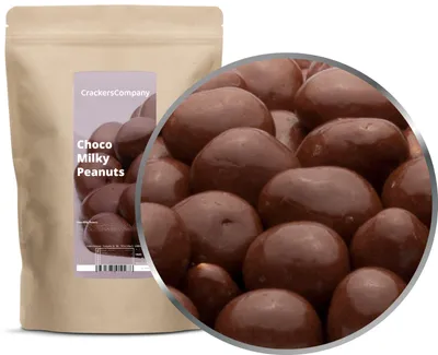 Produktbild von CrackersCompany Schoko-Milch-Erdnüsse (Choco Milky Peanuts), ZIP-Beutel 700 g