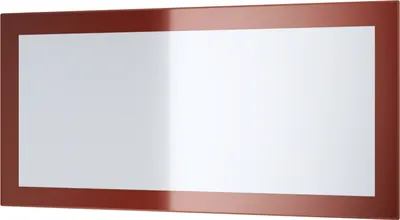 Produktbild von Vladon Spiegel Lima,  Germany, Wandspiegel mit Rahmen im modernen Stil, Bordeaux Hochglanz (89 x 45 cm)