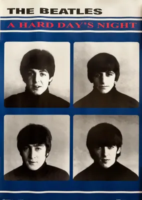Immagine prodotto di I Beatles - A Hard Day's Night - Locandina/Poster - 64x90 cm