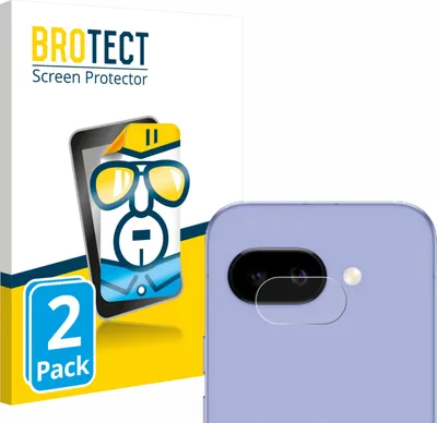 Produktbild von 2x Für Google Pixel 9a (NUR Kameraschutz) Schutzfolie BROTECT Displayschutz Display Schutz Folie Klar Transparent