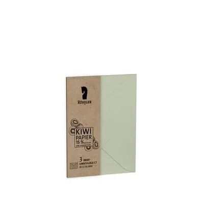 Produktbild von Briefumschläge C7 VE=3 Stück Terra Kiwi