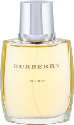 A bottle of Burberry For Men Eau de Toilette.