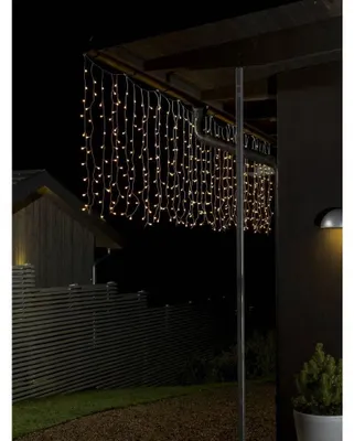 LED-Lichtvorhang 400 warmweiße LEDs IP44 507x100 cm