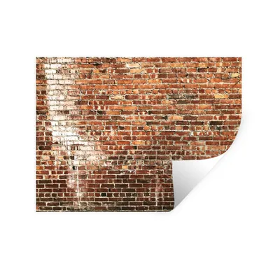 Obrázok produktu pre MuchoWow® Nálepka na stenu - Kameň - tehla - stena - 120x90cm - Samolepiaca a polohovateľná