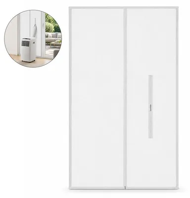 Produktbild von Fensterabdichtung für Klimaanlage 210 × 90 cm, mobile Klimaanlage Dichtungsset für Schiebefenster und Schiebetüren, weiß