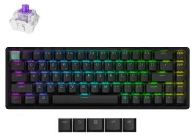 Zdjęcie produktu dla Keychron K6 HE K6H-J1 klawiatura magnetyczna do gier, bezprzewodowa