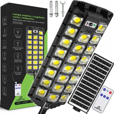 Zdjęcie produktu dla Lampa uliczna ARSA GO 2200 W 4300 lm zasilanie solarne
