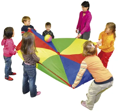 Produktbild von Eduplay Fallschirm Spielzeug 610 cm bunt - pädagogisches Spiel
