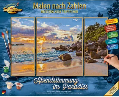 Produktbild von Schipper Malen nach Zahlen - Abendstimmung im Paradies