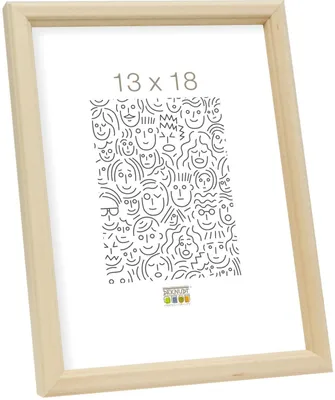 Obrázek produktu pro Deknudt S236H1 dřevěný fotorámeček v přírodní barvě 13x18 cm
