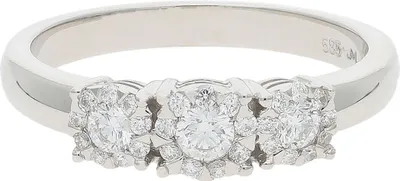 Produktbild von JuwelmaLux Ring 585 Weißgold mit Brillanten JL10-07-2973 56