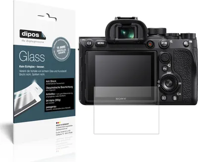 Produktbild von 2x Schutzfolie für Sony A7R IV matt - Anti-Shock 9H Folie dipos Glass Kunststoffglas