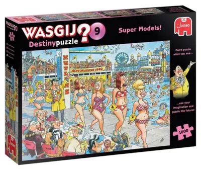 Produktbild von Jumbo Wasgij Destiny 9 Super Models ! 1000 Teile Puzzle (81931) (81931)