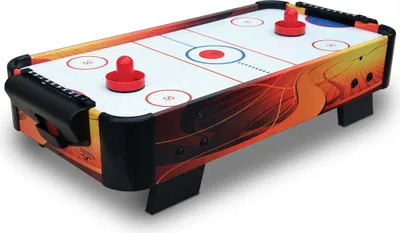 Produktbild von Carromco Airhockey Speedy-XT, Tischauflage Hockey Tischaufsatz mit Motor 2 Spieler inkl. Pusher, Puck 65x30x17 cm