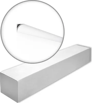 Obrázek produktu pro NMC NE1 PURE-box NOMASTYL Noel Marquet 1 karton s 110 ozdobnými lištami Stropní římsa styl moderna barva bílá | 220 m