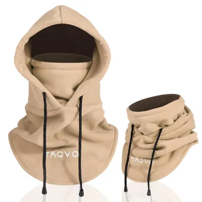 Productafbeelding van Warme fleece muts, verstelbaar, one size, khaki